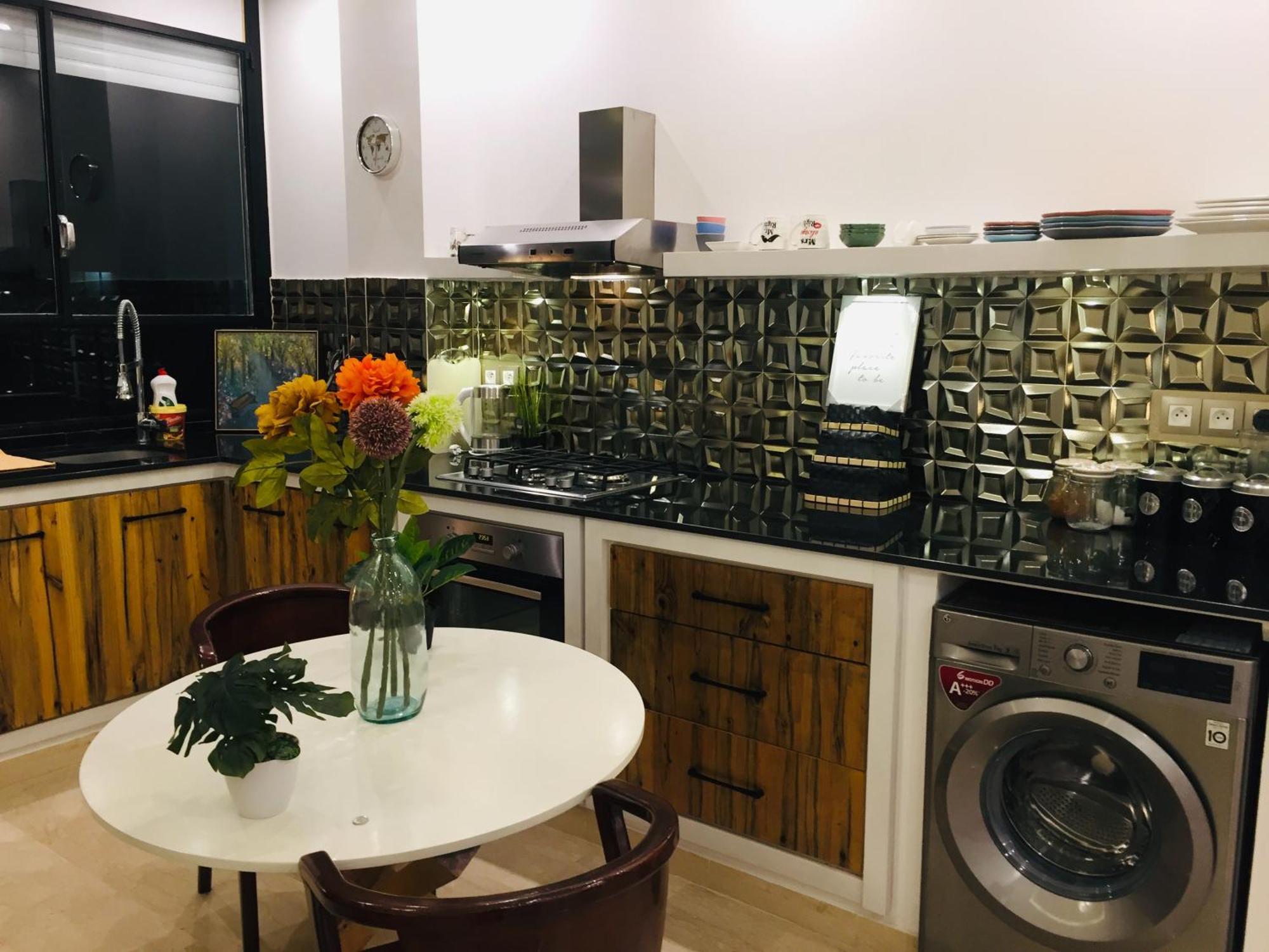 Petit Nid Douille Au Coeur De Casablanca Apartment Phòng bức ảnh