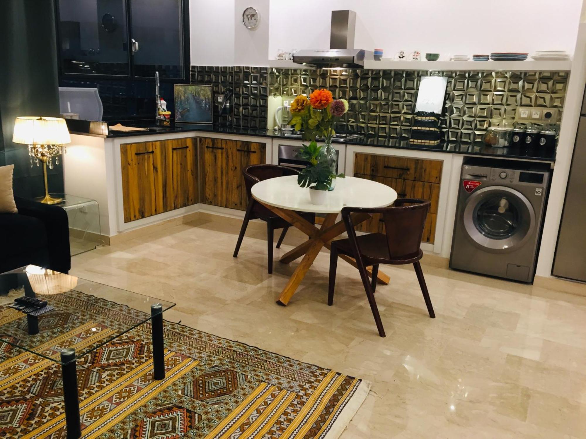 Petit Nid Douille Au Coeur De Casablanca Apartment Phòng bức ảnh